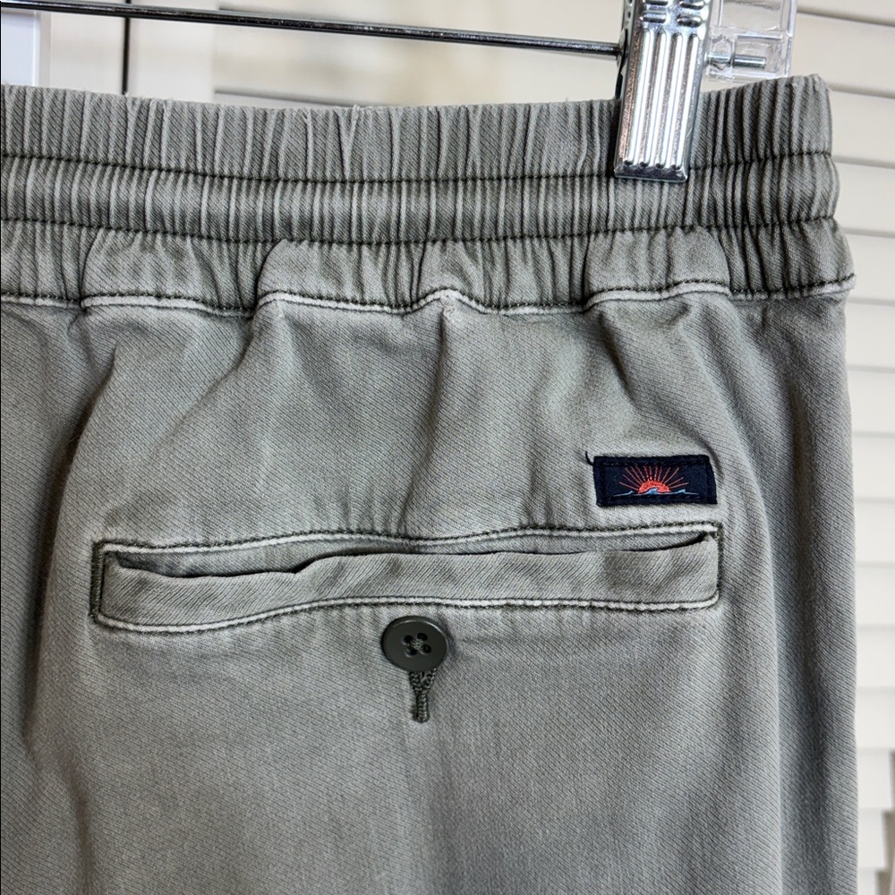 FAHERTY Essential Drawstring Pants Green Medium - image 10